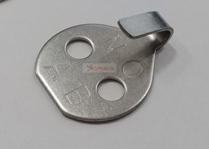 Stainless Steel 7/8" Diameter Lacing Hook Washers With Two Holes
