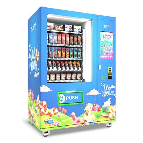  Temperature Control Vending Machine Kiosk for Large Spaces and Android/iOS Software Manufactures
