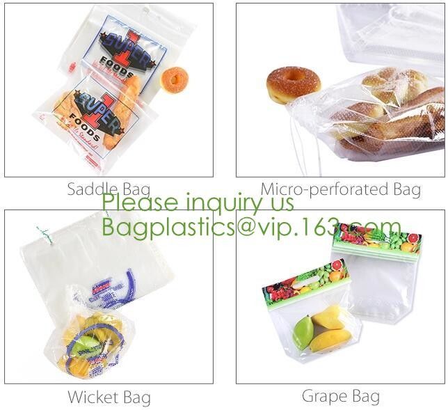 Microperforated PP Material Bakery Bag,hot perforated five layers POF shrink film,Microperforated pof (Polyolefin) shrin