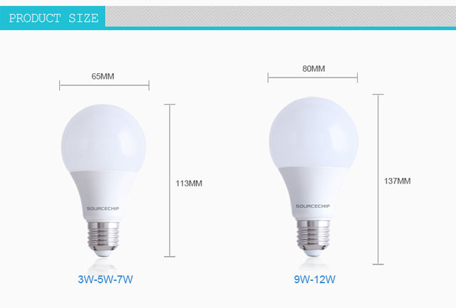 12w smart dimmable led bulbs wholesale