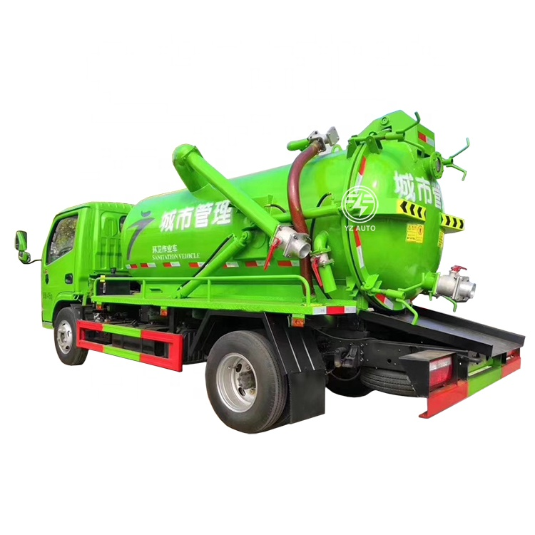 Half a row Diesel Mobile Sewage Suction Vehicle with 2982ml Displacement in Good Condition