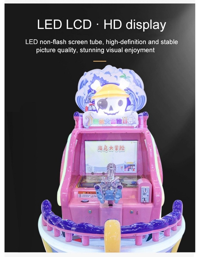 New Design Pirate Adventure Amusement Park Adventure Kiddie Ride With Gun