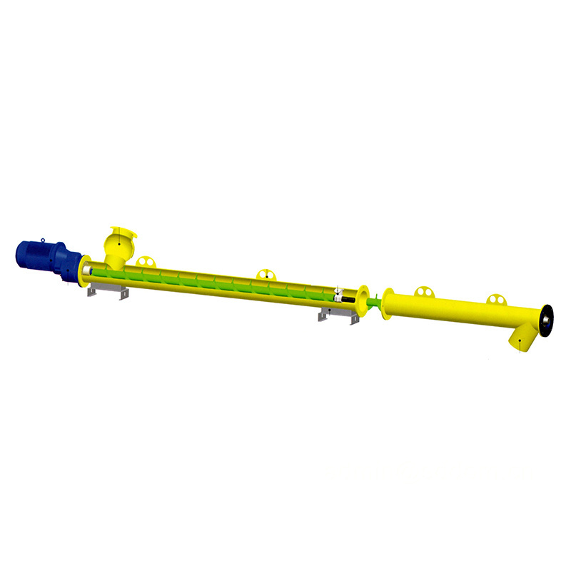 OEM Custom Powder Conveying Equipment Stainless Steel Screw Auger Conveyor with Hopper