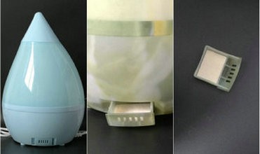 Household Drop - Shaped Led Aroma Ultrasonic Humidifier PP ABS Material
