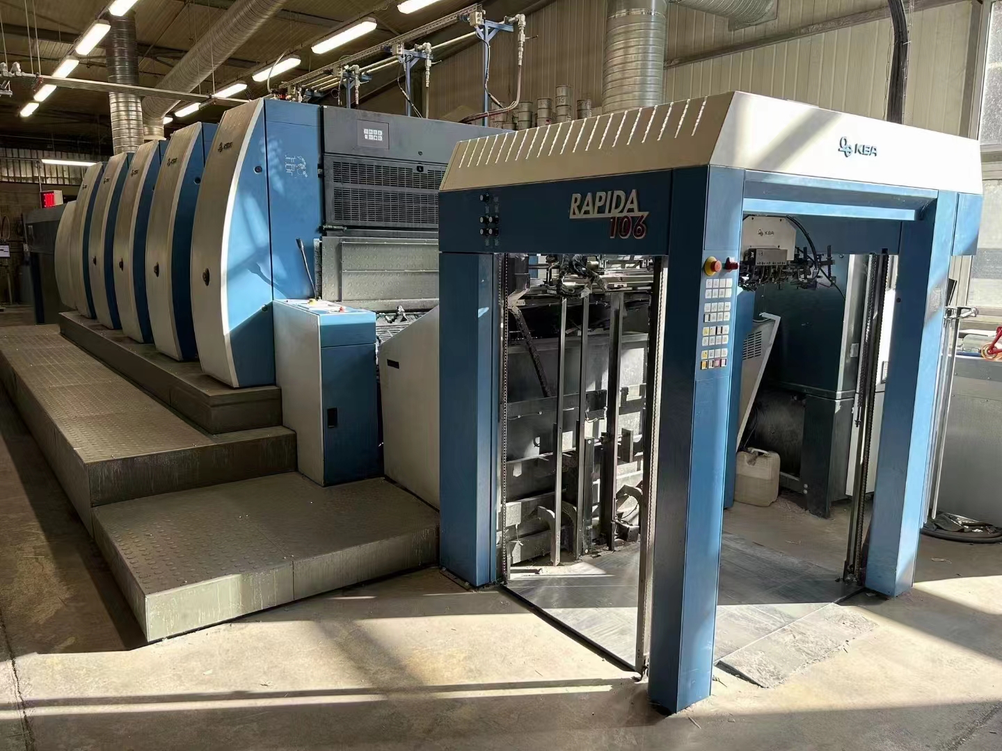 Germany XL75-5 Heidelberg Printing Press Machine Original Press Parts 100000 KG For Screen Printer