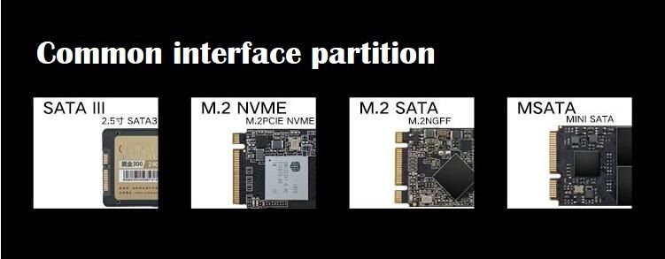 Bulk High Speed Data Transfer Portable External SATA SSD Built in SSD 5gbps Ngff and Nvme Interface Custom and Free Mold Opening