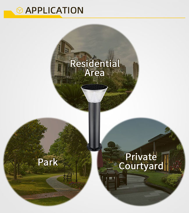 10W LED Solar Lawn Lights Decorative Garden 50000H IP65 For Park / Square