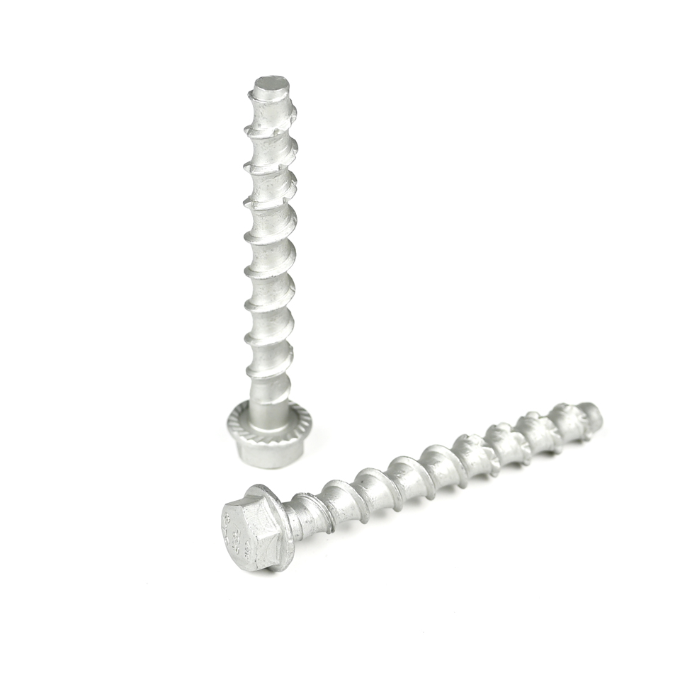 Carefully Crafted M8x75mm Flange Hexagon Head Concrete Screws Stainless Steel 410