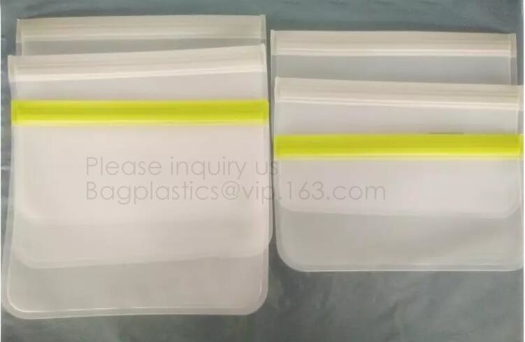 Reusable Silicone Food Storage Bag Washable Silicone Fresh Bag for Fruits Vegetables Meat Preservation bagplastics bagea