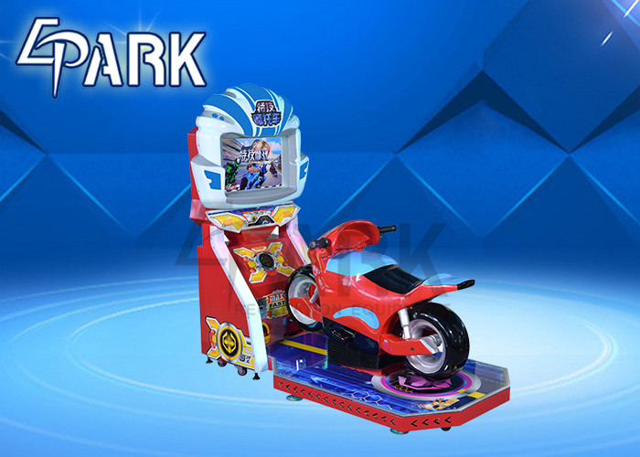 Amusement Indoor Playground Stunt Car Racing Simulator Game Machine with LED Light Effect