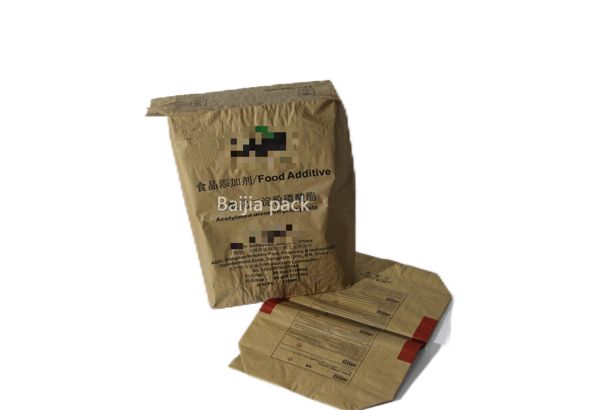 60x40x10cm Multiwall Sacks For Animal Feed / Additive Packaging