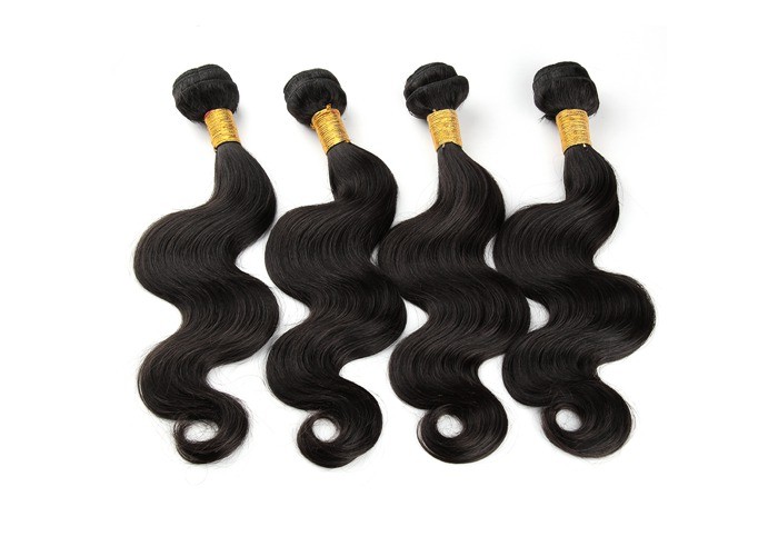 10"--30" Inch Thick Hair Nutritious 6a Brazilian Virgin Hair , Color 1b#