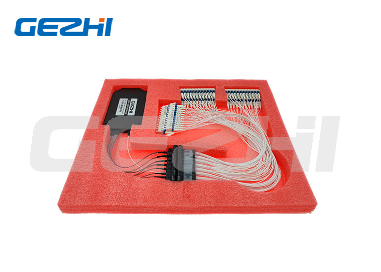 Long Haul DWDM Networks High Stability 1x48 Channel 100GHz Athermal AWG DWDM Mux Demux Module Flat-Top or Gaussian Type