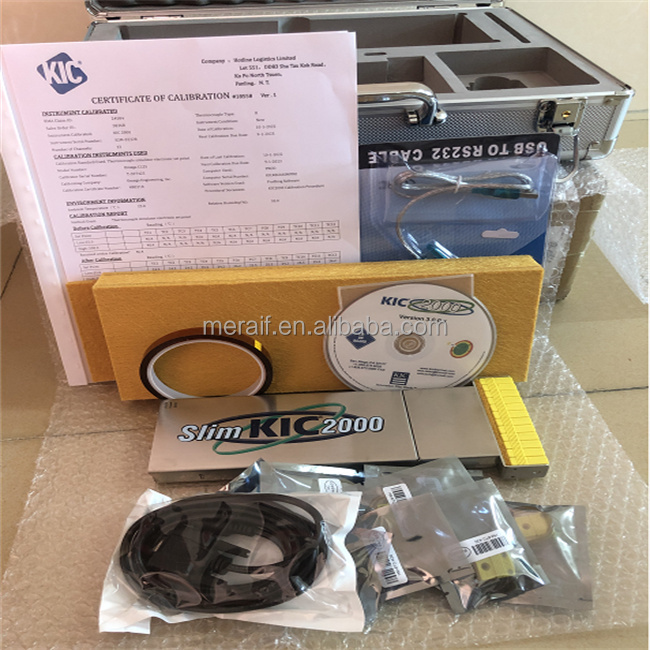 Kic 2000 slim KIC 2000 12 Channels PCB Temperature Profiling SMT KIC 2000 Thermal Profiler for smt reflow oven