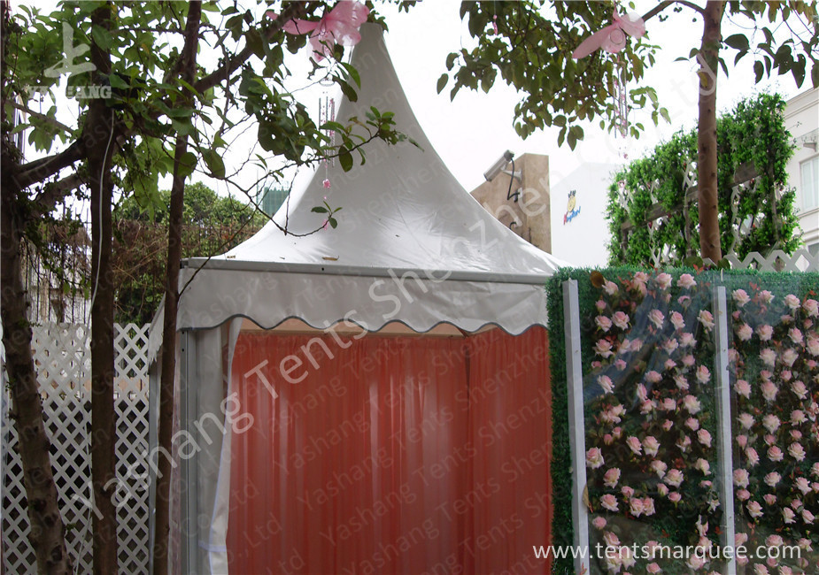 Aluminum Framed High Peak Tent Rentals Available with or without Fabric Wall