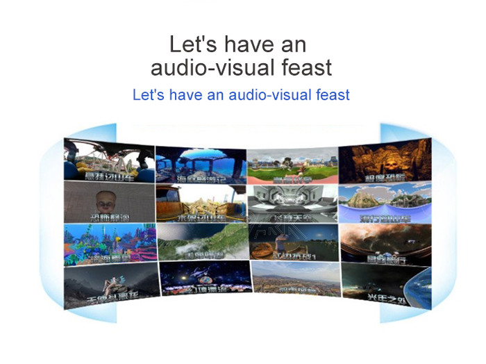 2500W 9d Virtual Reality Game Machine Vr Cinema With 3C Glasses
