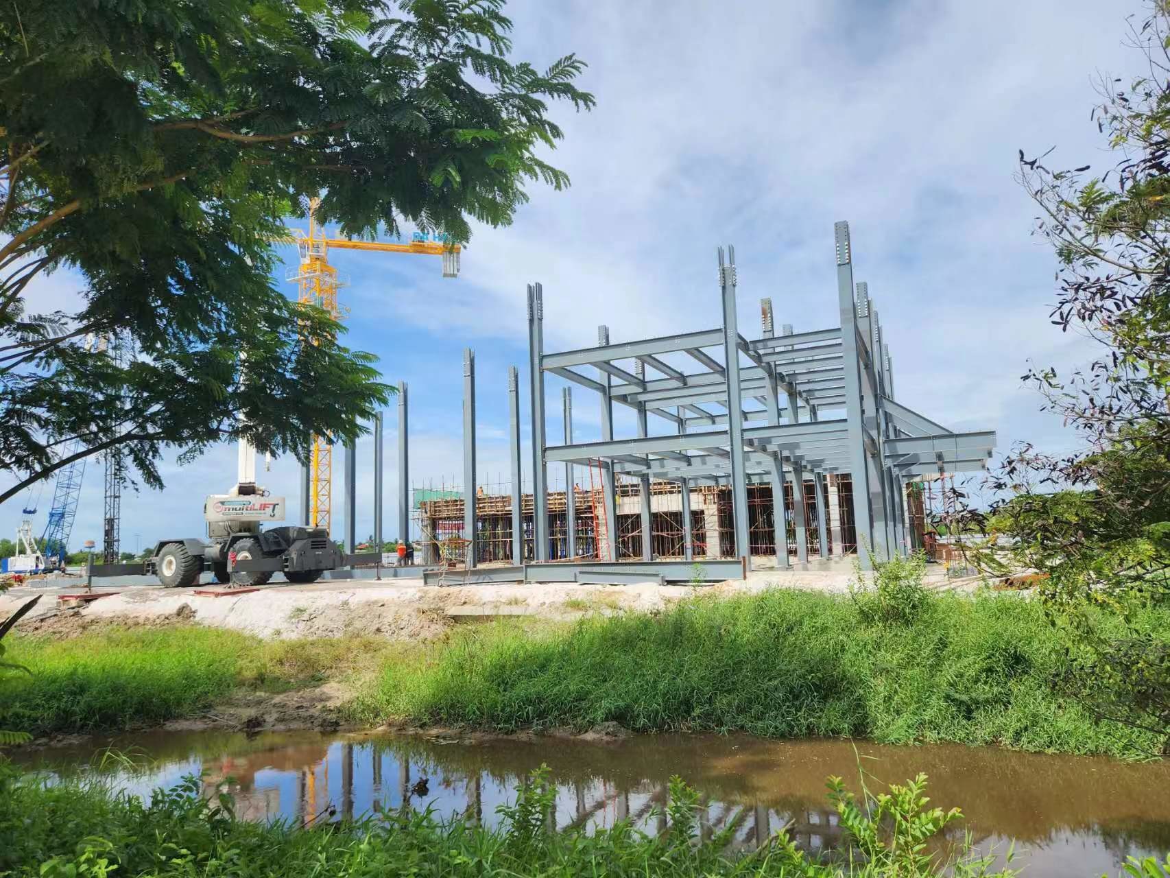 Prefab H Section Steel Metal Workshop Buildings For Storage
