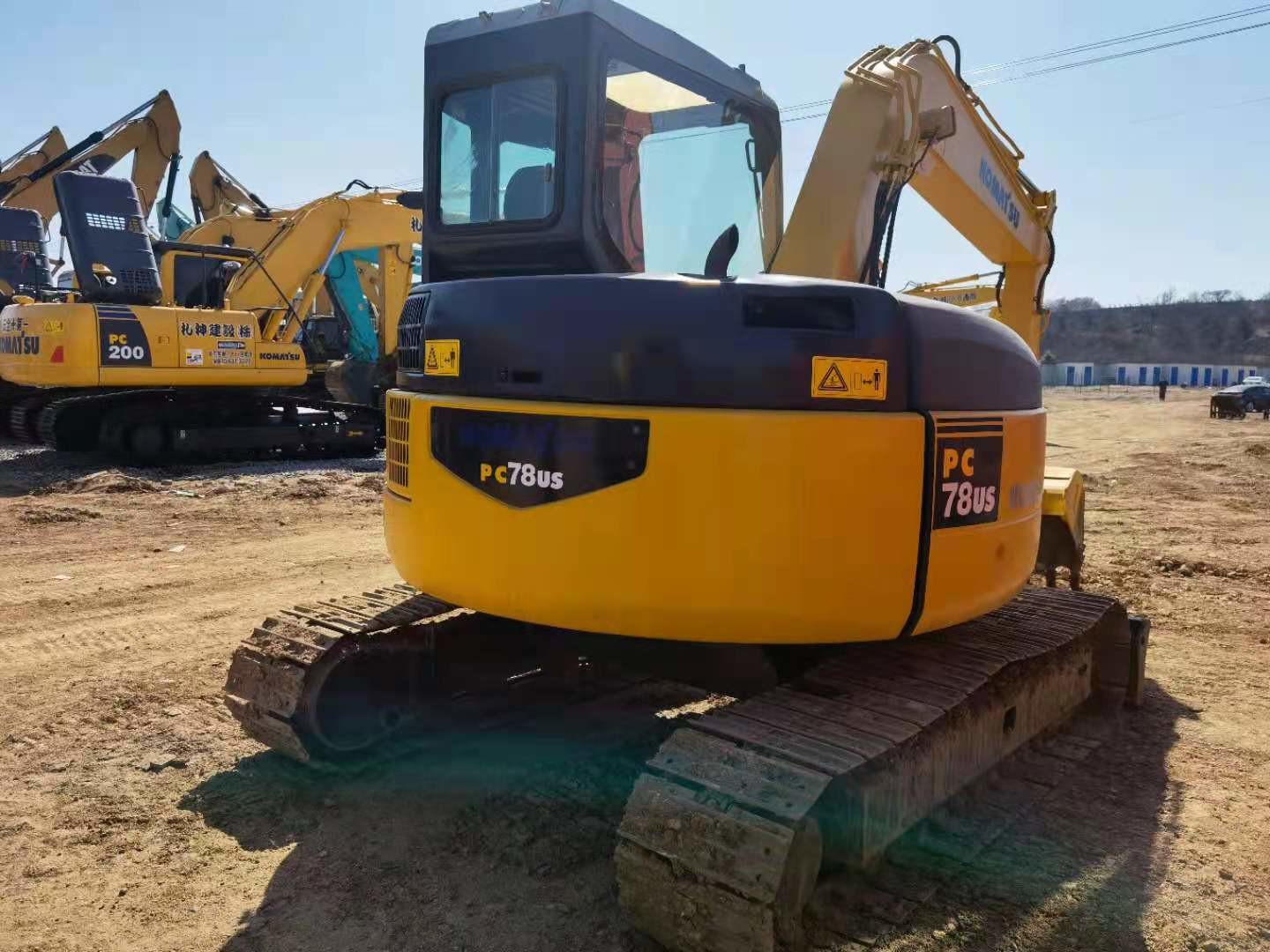 Second Hand PC78-6 Used Komatsu Excavator 7 Ton 40kw