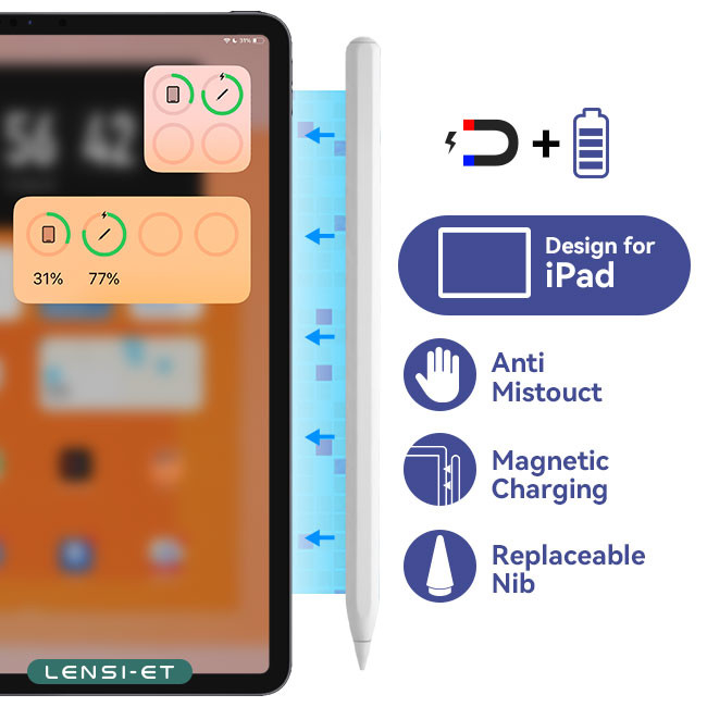 Magnetic Active Stylus Pencil Tablet Stylus For Ipad Apple