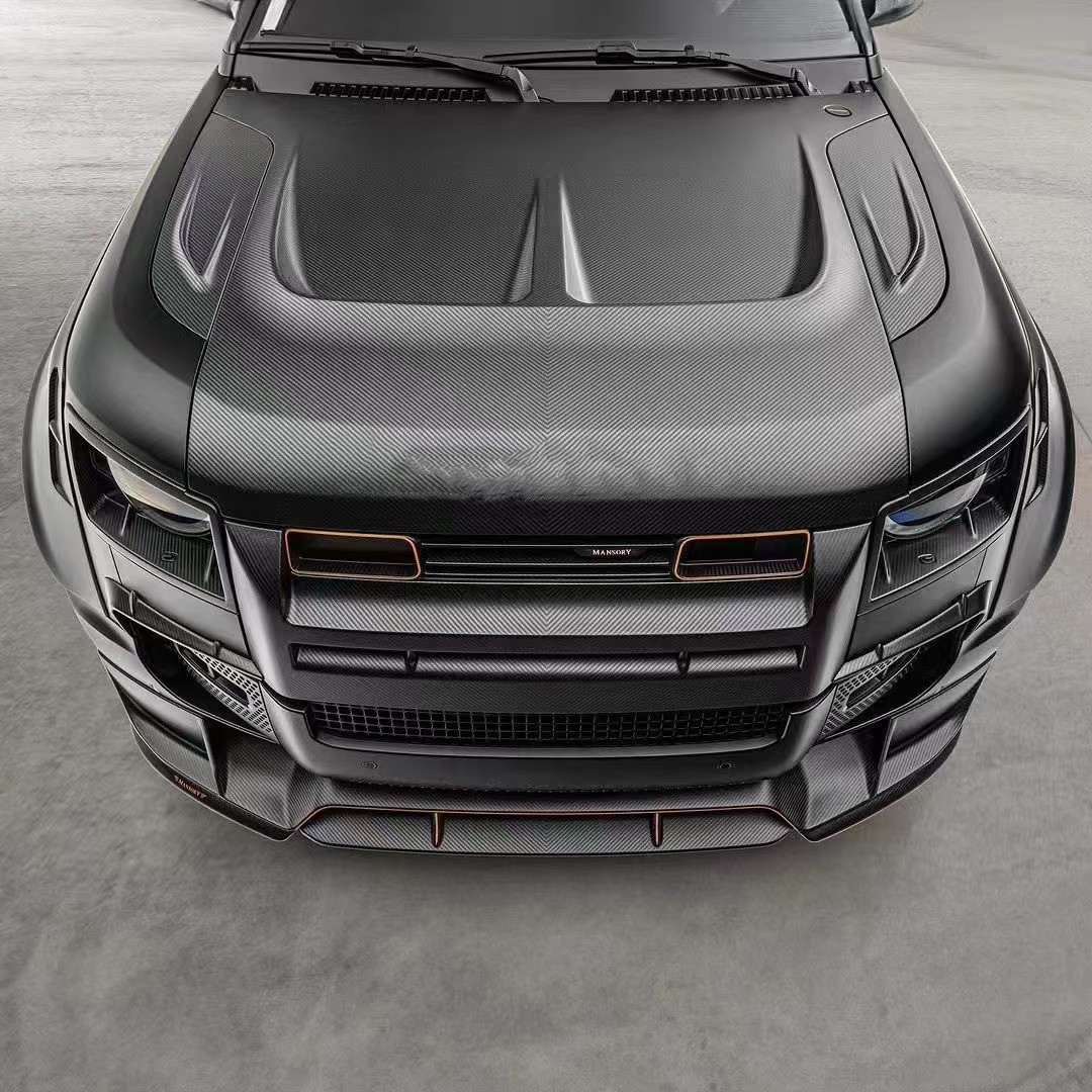 For Land Rover Defender Carbon Fiber Body Kit Defender Upgrades MSY-style Front Lip Diffuser Spoiler Carbon Fiber Widebody Kit