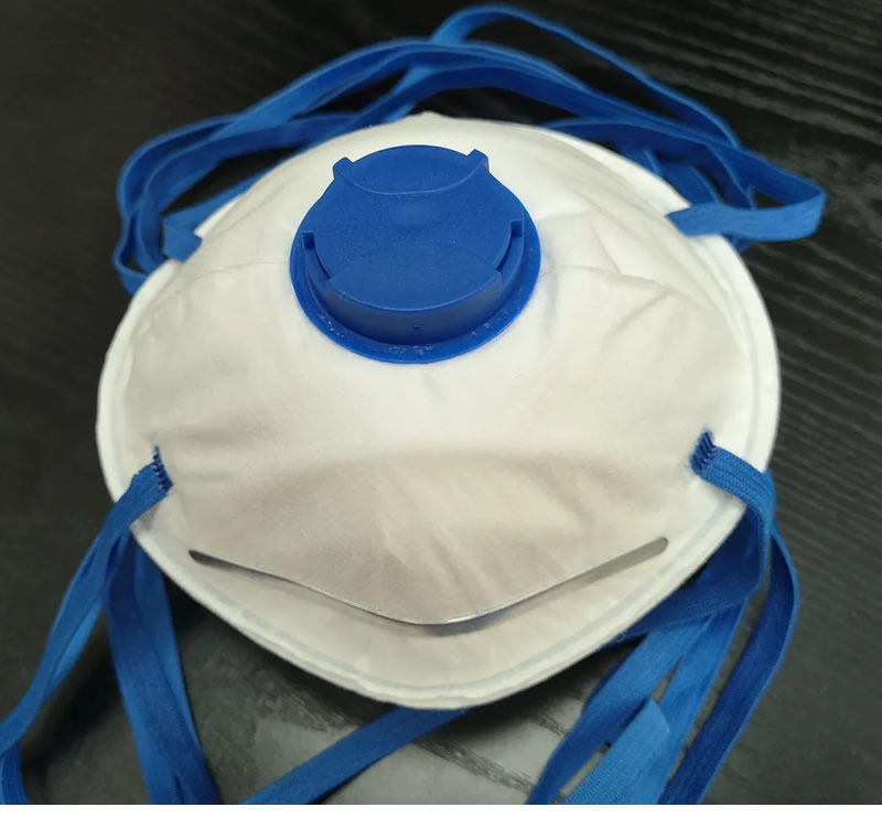 Non-Woven Disposable Face Mask with Exhalation Valve Facial Wear Respirator