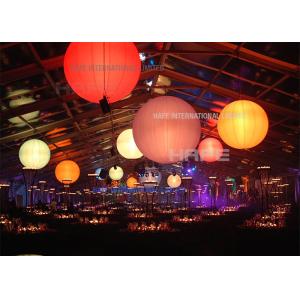 LED DMX512 Illumination Inflatable Lighting Moon Balloon Hanging Use