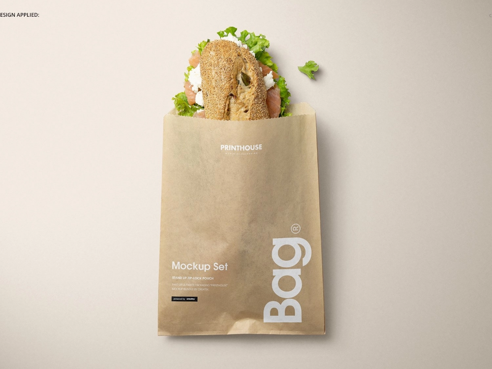 Kraft Paper Bag White Paper Bag Manufacturing Machine customized logo