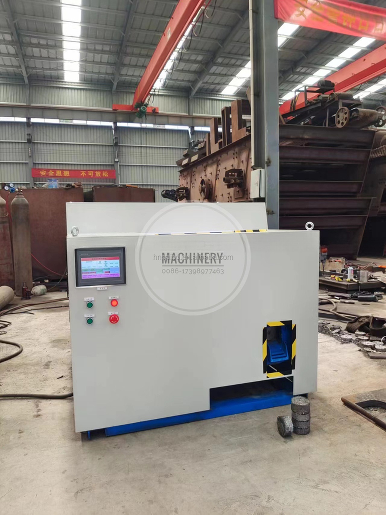 Labor Cost Reduced by Touch Screen Aluminum Chip Iron Cake Briquetting Press Machines