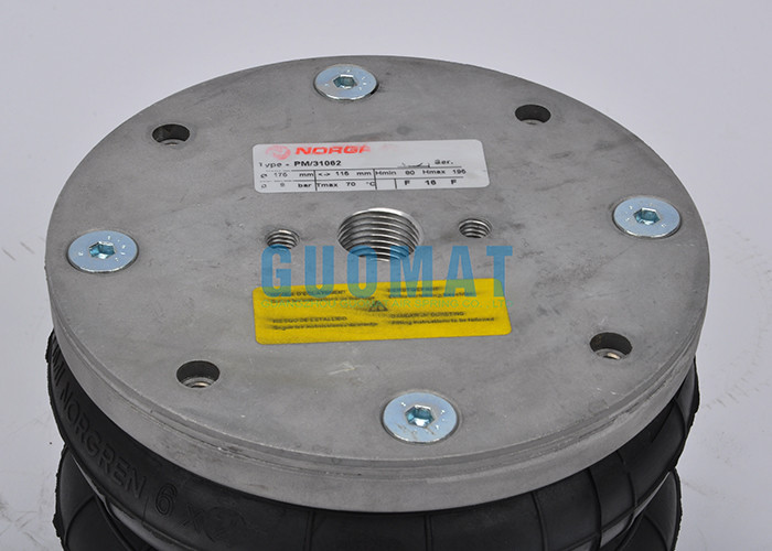 Cylinder PM/31062 Double Convoluted Air Spring Original Air Bellows 152.5mm Cover Plate