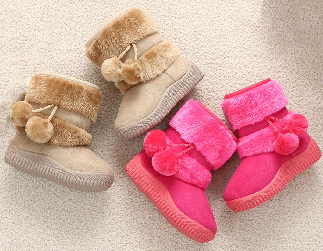 Kids Snow Boots Warm Winter Fur Boots PU Boots Non-Slip Boots Soft Boots Outdoor Boots Anti Slip Boots