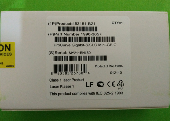 Optical Fiber Module 453151-B21 VC 1GB SX SFP 1 year warranty