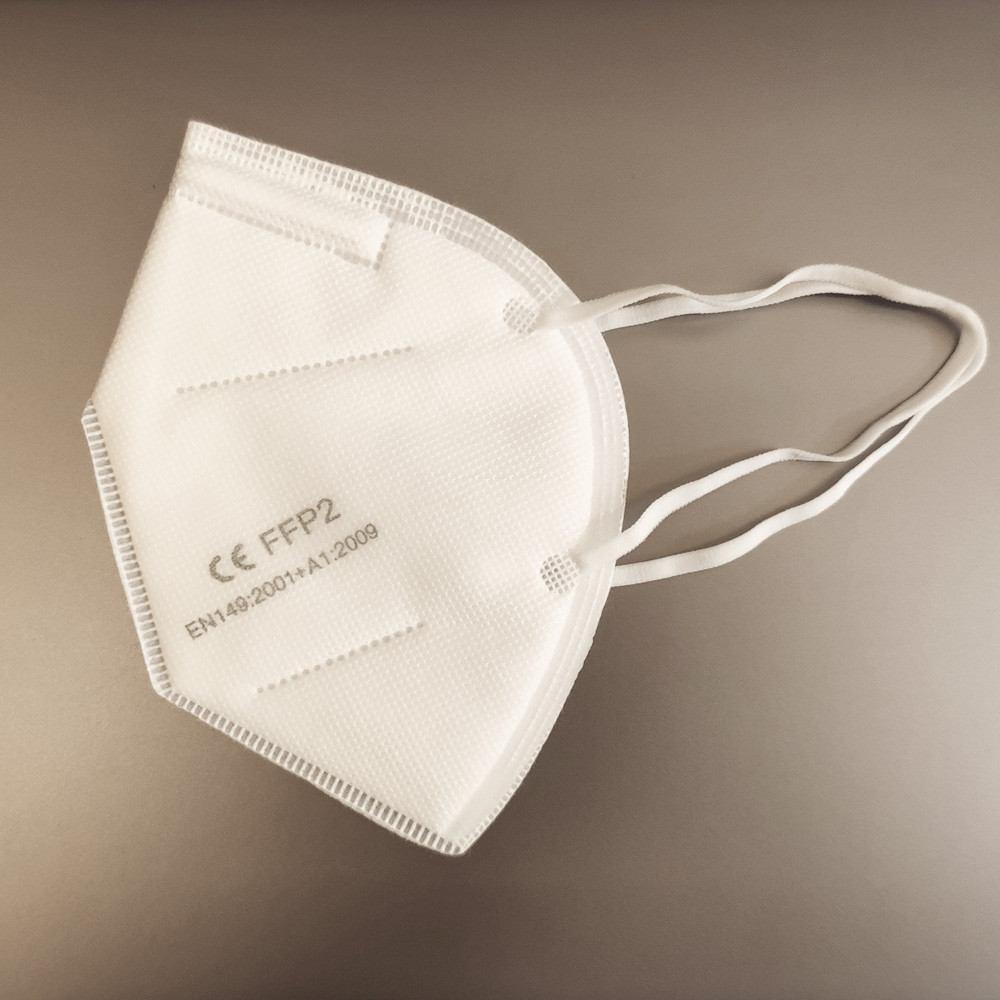 Facial Protective Medical Respirator Mask High BFE 95% - 99.9% Without Valve