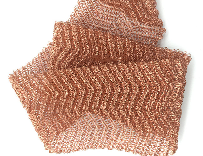 Flexible Knitted Wire Mesh Tape 0.12mm Diameter For Demister Pad