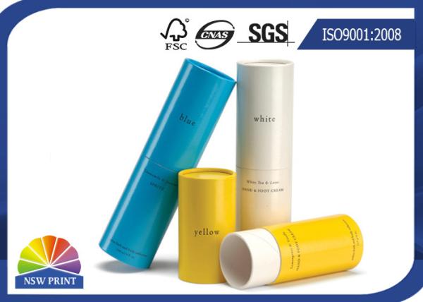 Tea / Cosmetic / Skincare Paper Packaging Tube / Luxury Recycled Custom Paper