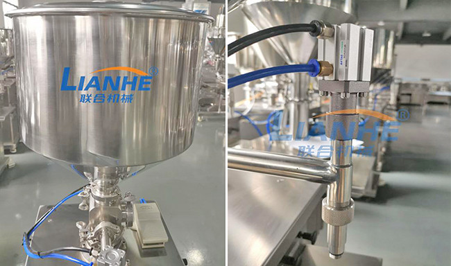 Leakproof Detergent Liquid Filling Machine Antirust SUS304 Semi Auto