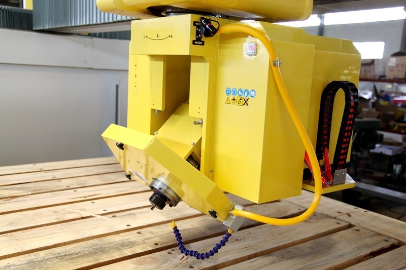 Granite CNC Stone Cutting 5 Axis Bridge Saw Machine