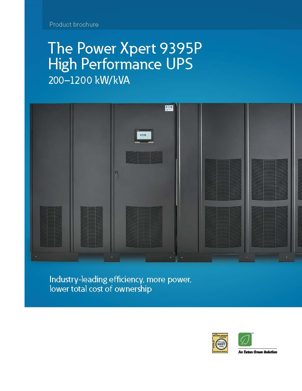 Top- Eaton Power Xpert 9395 UPS 200KVA 275KVA 300KVA 400KVA 500KVA Double Conversion 3 Phase Industrial Online UPS Power Supply