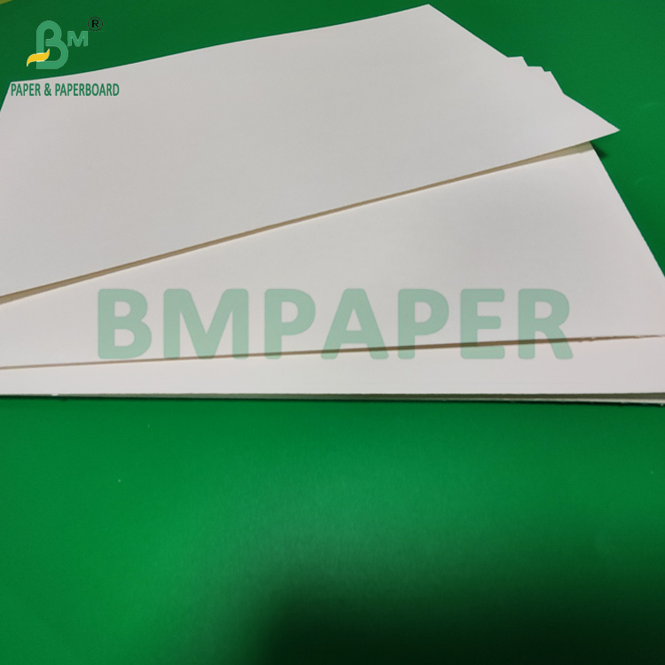  240gsm + 18g PE Coated Cupstock Paper For Tray Mats Water Resistant 650mm 
