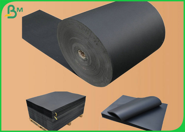 300gram 350gram Smooth Texture Black Paper Sheet In 36" x 48" To Folding Cartons
