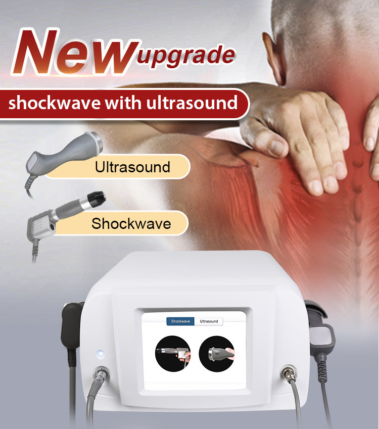 Extracorporeal Shockwave Therapy And Ultrasound Therapy 2 In 1 Physical Machine