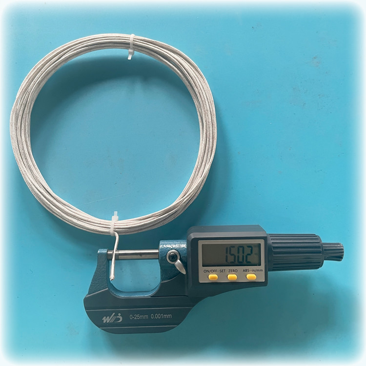 Insulated Type N Thermocouple Cable High Temperature Silica Fiber