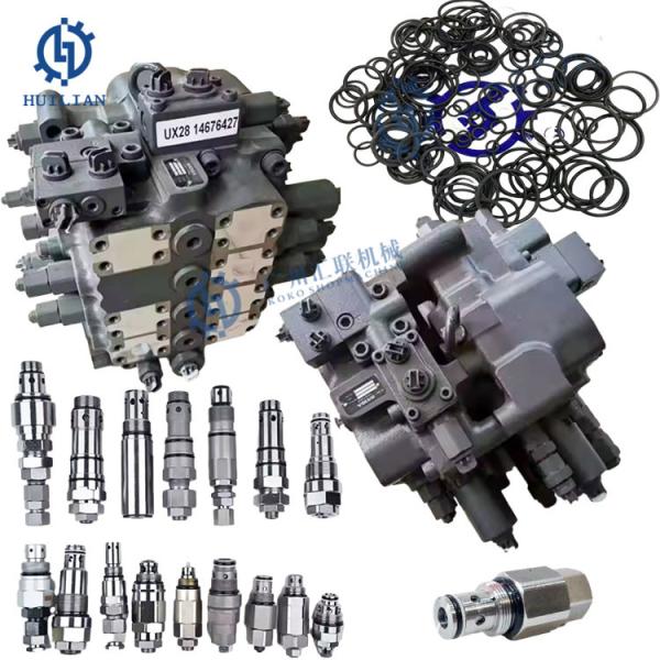 Black Main Control Valve Volvo 14576336 14511063 Hydraulic Control Valve UX28