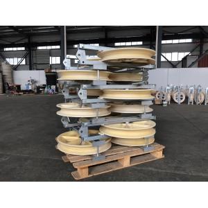 Three 660mm Sheaves Pilot Wire Rope Pulley Block