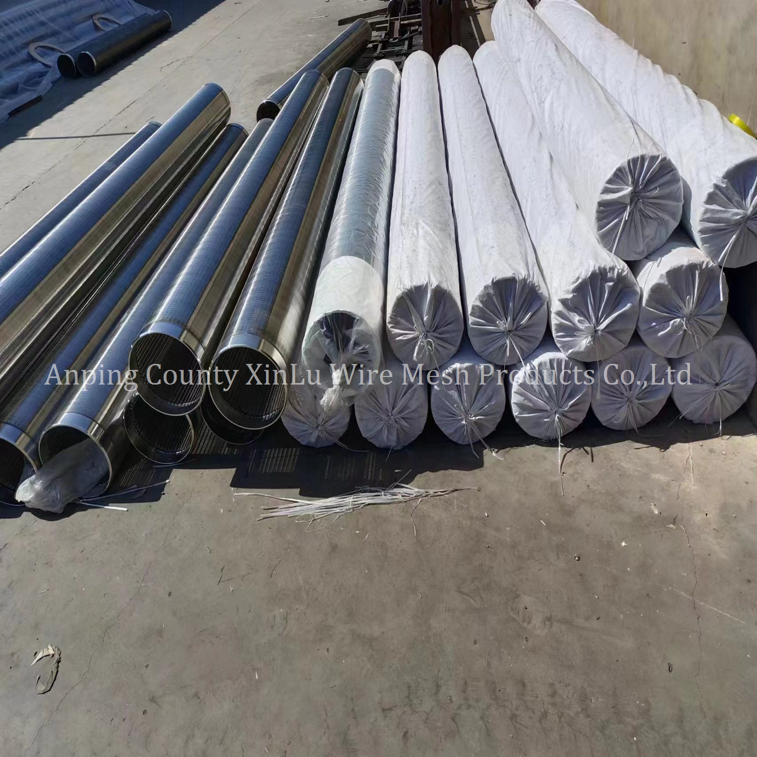 6" Wedg Wire Johnson Screen Tube With Wire Wrapped Continuous Slot For Water and Oil Pump Drilling Filter