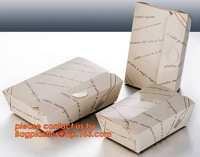 Cheap Cardboard foldable kraft paper lunch box with window,Lunch noodle fast food kraft paper box by customized logo pri