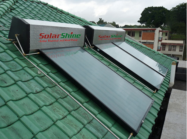 Flexible Flat Plate Solar Water Heater , Solar Energy Water Heater For House