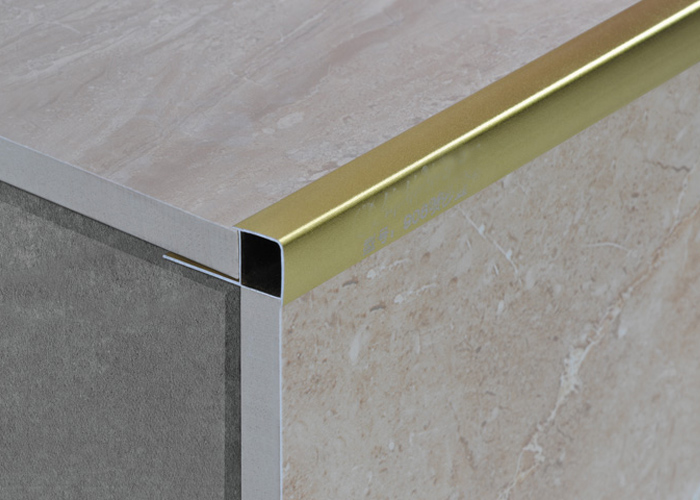 square aluminium tile edge corner trim