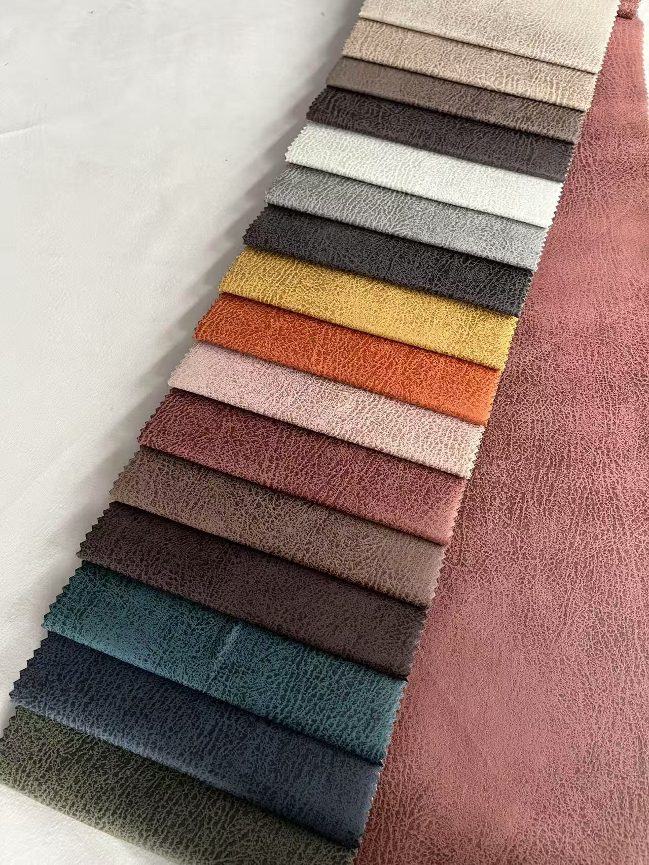 270gsm Faux Leather For Upholstery Synthetic With Customizable Size