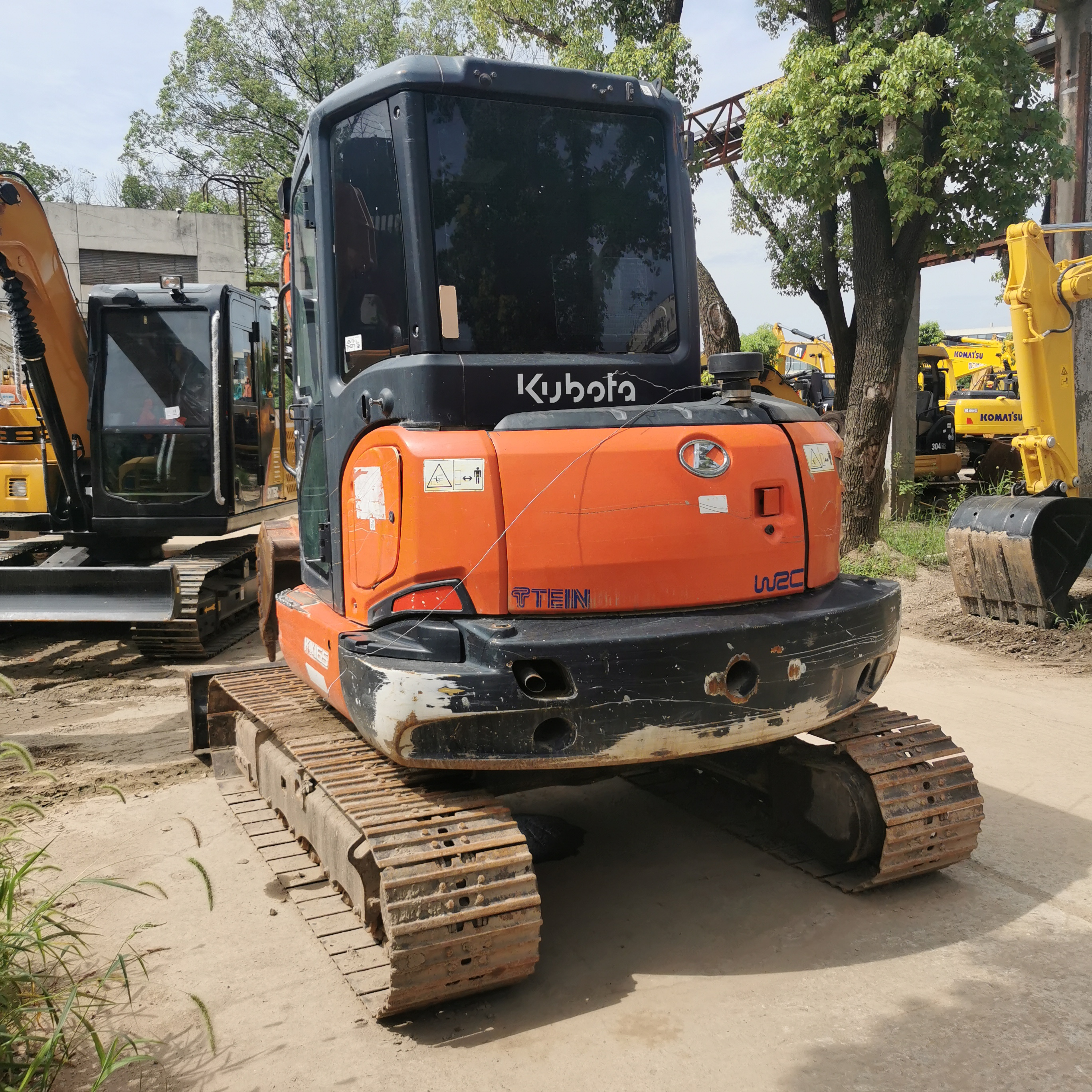 Kubota KX165 Excavators with Original Hydraulic Pump and Low Working Hours from Japan