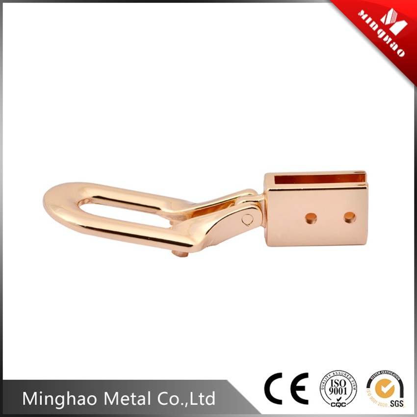 High quality Light Gold 63.21*8.47mm metal parts for bag accessries